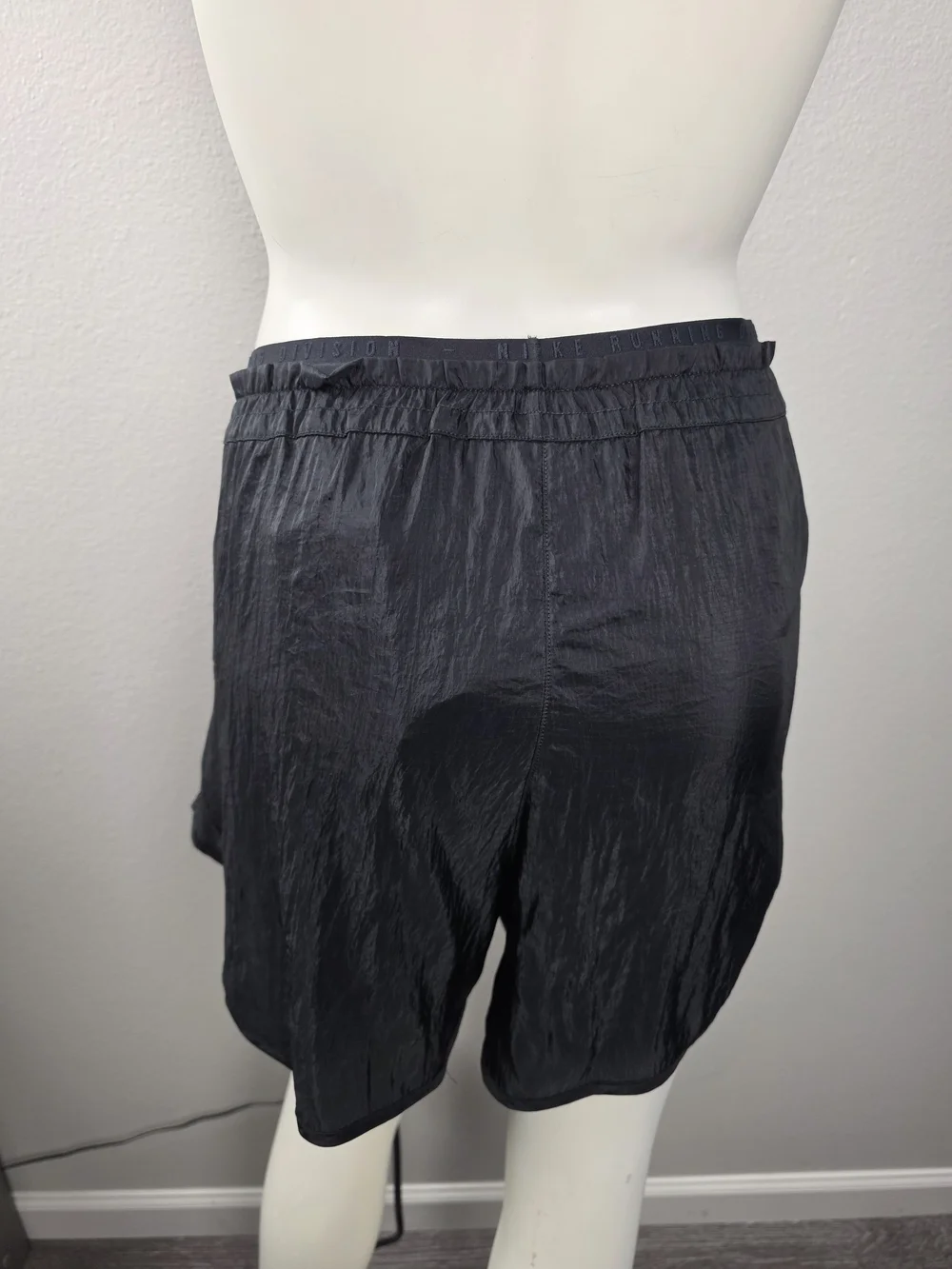 Nike Women's Black Running Shorts with Reflective Swoosh